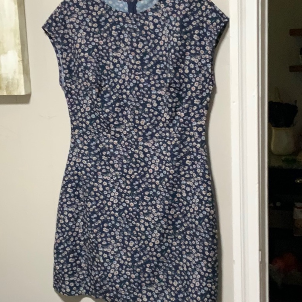 Floral Blue Dress